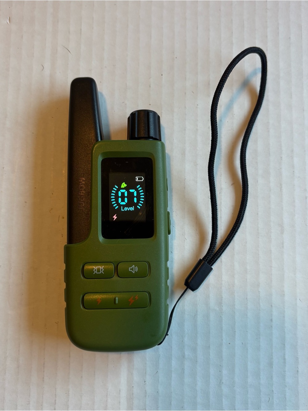 Green Dog Training Remote and Adjustable Collar - Picture 2 of 12